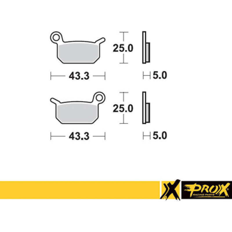 Prox Front Brake Pad KTM50SX Pro Senior '02-23