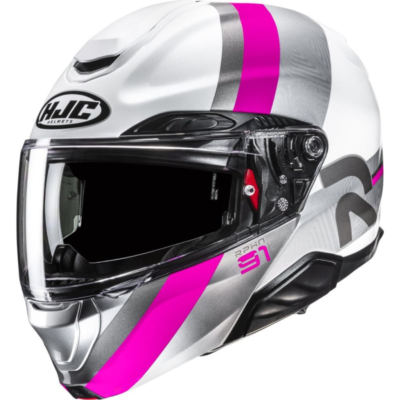 HJC Helmet RPHA 91 Fensh White/Pink MC8