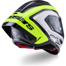 Alpinestars Helmet Supertech S-R10 Arius Black/Silver/Fluo Yellow