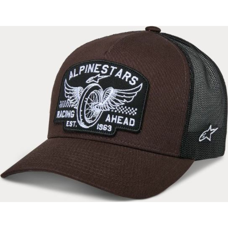 Alpinestars Hat Heritage Patch Trucker Snapback Brown/Black One Size