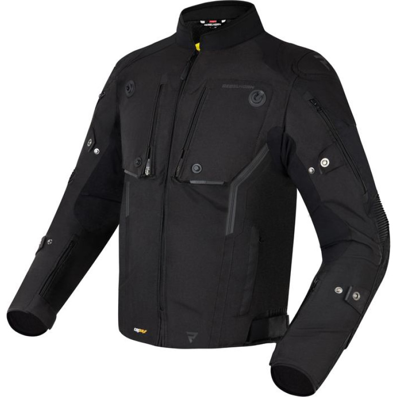 Rebelhorn BORG BLACK TEXTILE MOTORCYCLE JACKET