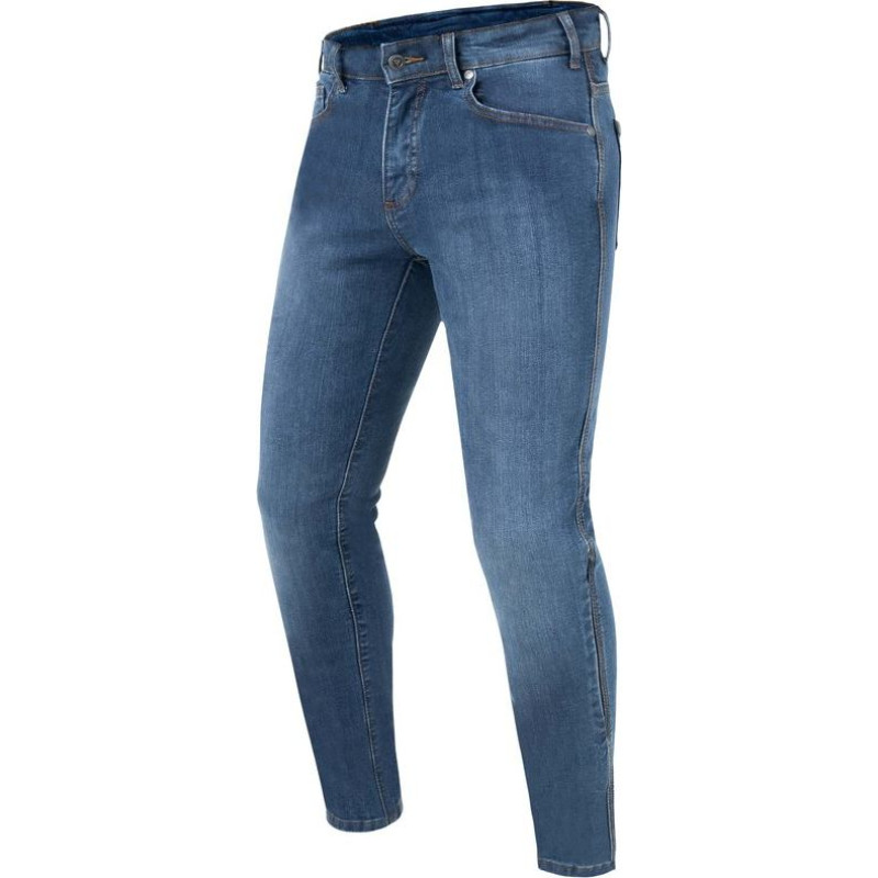 Rebelhorn CLASSIC 3 WASHED BLUE MOTORCYCLE JEANS SLIM FIT