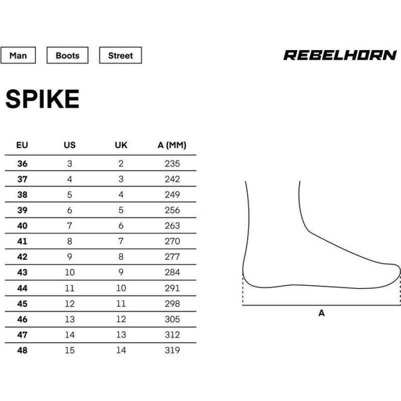 Rebelhorn SPIKE OLIVE MOTORCYCLE BOOTS