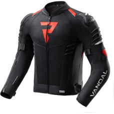 Rebelhorn VANDAL 2 AIR BLACK RED TEXTILE MOTORCYCLE JACKET
