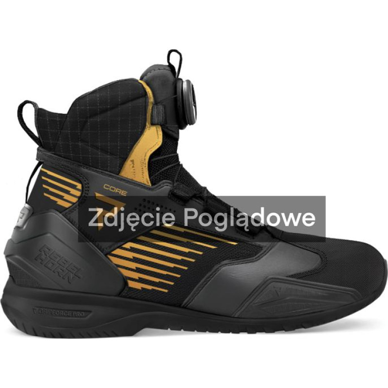 Rebelhorn CORE BLACK GOLD MOTORCYCLE BOOTS