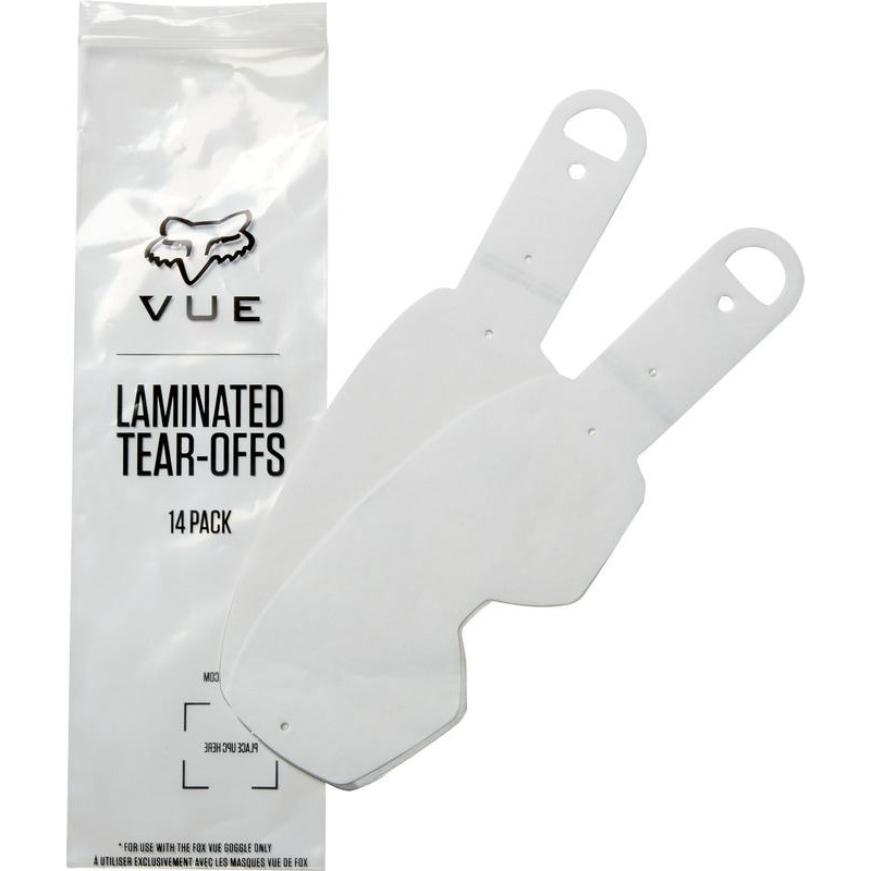 FOX Vue Laminated Tear Offs 14Pk Clear