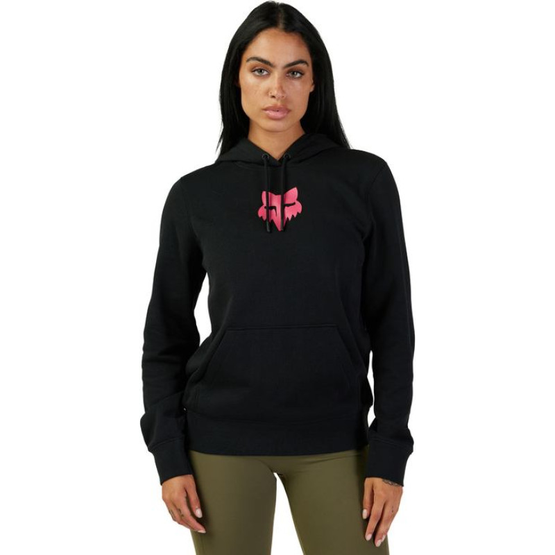 FOX W Fox Head Fleece Po Black/Pink
