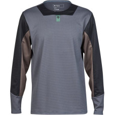 FOX JUNIOR DEFEND GRAPHITE LONG SLEEVE CYCLING JERSEY