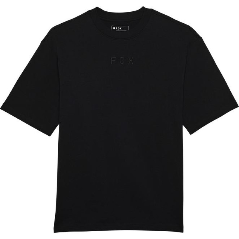FOX T-SHIRT FOX WORDMARK OV TEE BLACK