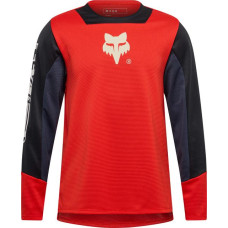 FOX SHIRT LONG SLEEVE CYCLING FOX JUNIOR DEFEND ELEVATED FLUORESCENT RED