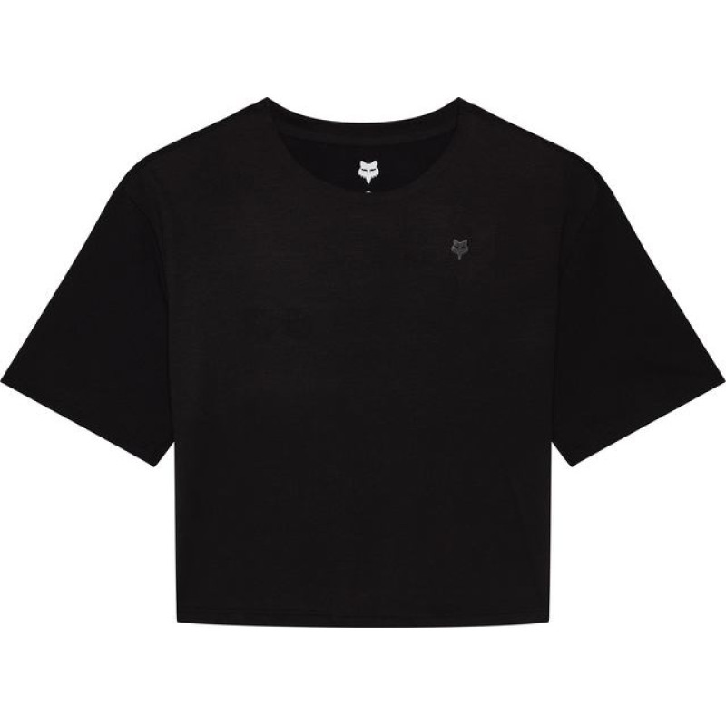 FOX T-SHIRT FOX LADY FORUMS SS TECH TEE BLACK
