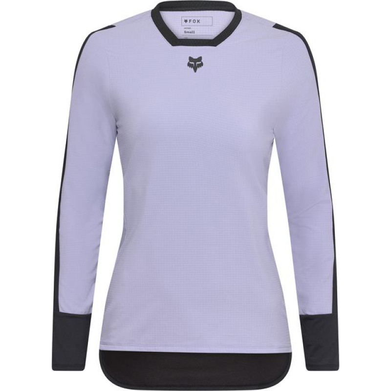 FOX BICYCLE SHIRT LONG-SLEEVED FOX LADY DEFEND THERMAL LILAC
