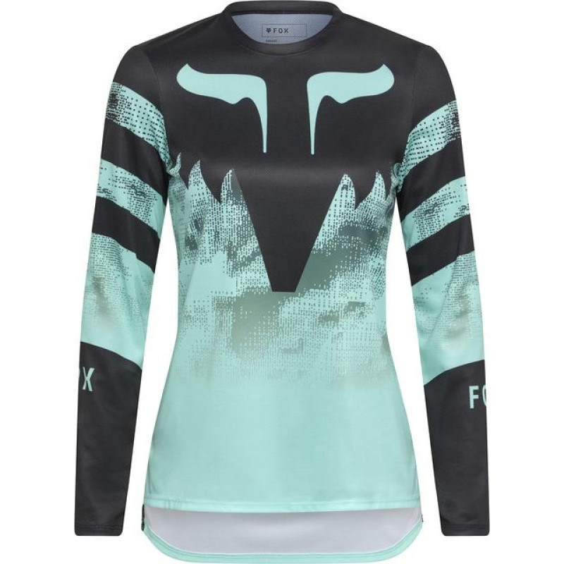 FOX BICYCLE SHIRT LONG-SLEEVED FOX LADY RANGER KAIROS TURQUOISE