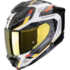 Scorpion Helmet EXO-1500 AIR SLEEK White-Blue-Yellow