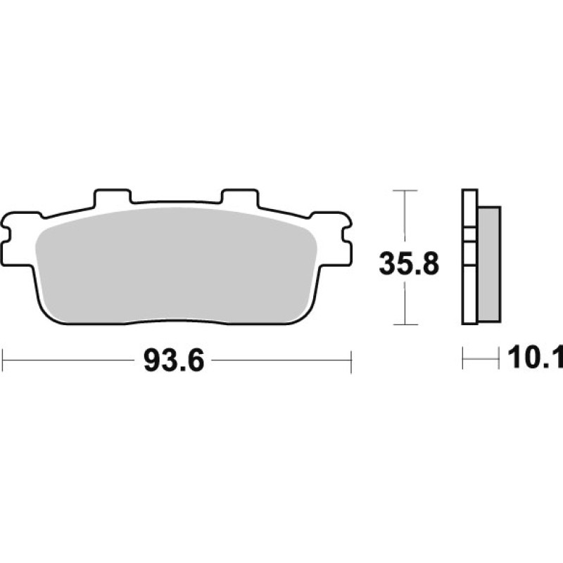 SBS Brakepads Maxi Sinter