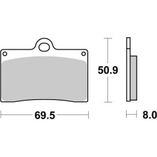 SBS Brakepads Sintered