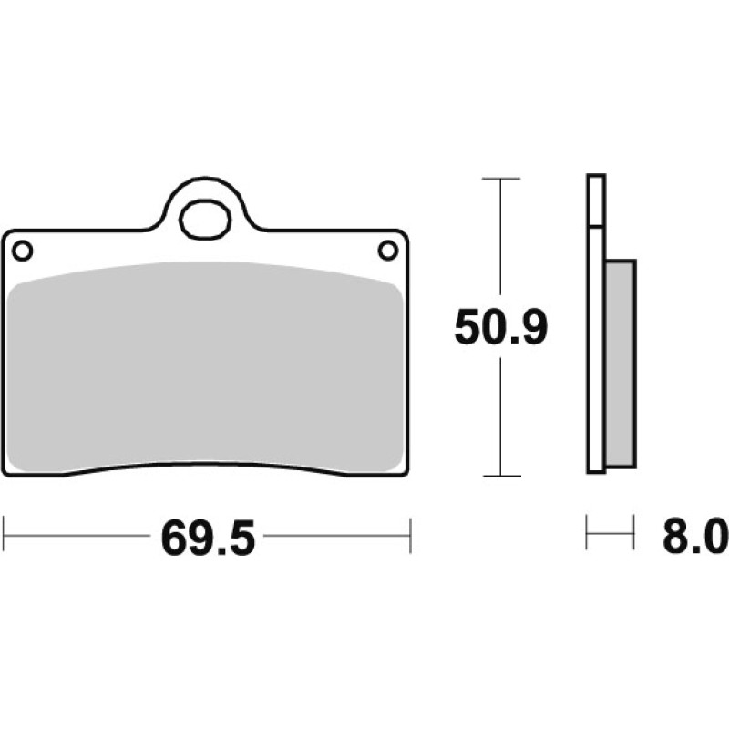 SBS Brakepads Sintered