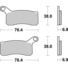 SBS Brakepads Sintered Offroad