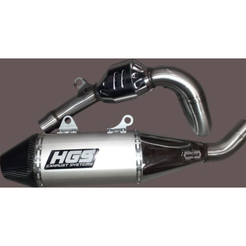 HGS Exhaust system 4T Complete set KTM450SX-F FC450 MC450F 23-.. Grey Carbon