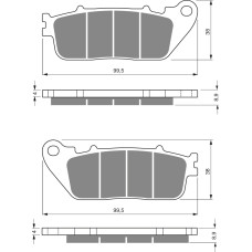 Goldfren Brake Pads 277 Ceramic Carbon S3