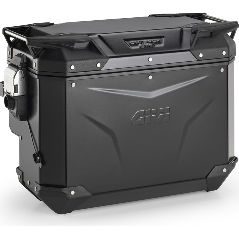 Givi Trekker Outback EVO Black Alu cam-side cutout Right 40ltr sold without loc
