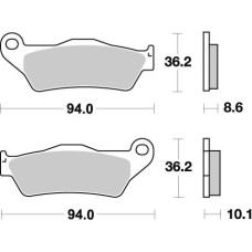 SBS Brakepads Ceramic