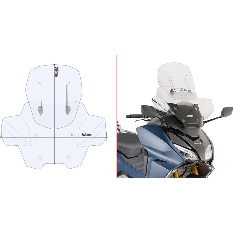 Givi Windscreen Honda Forza 750 (21-23) AF1186B