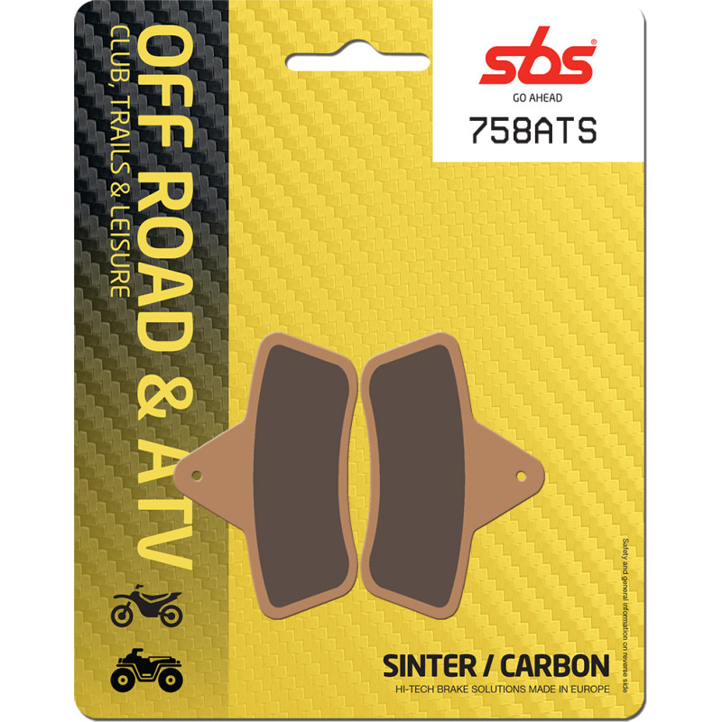 SBS Brakepads Sintered Atv