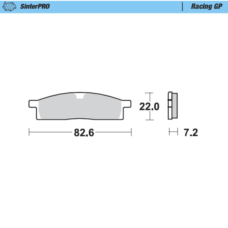 Moto Master Moto-Master Brakepads Yamaha: YZ 80-85 93-.. YZ65 18-..