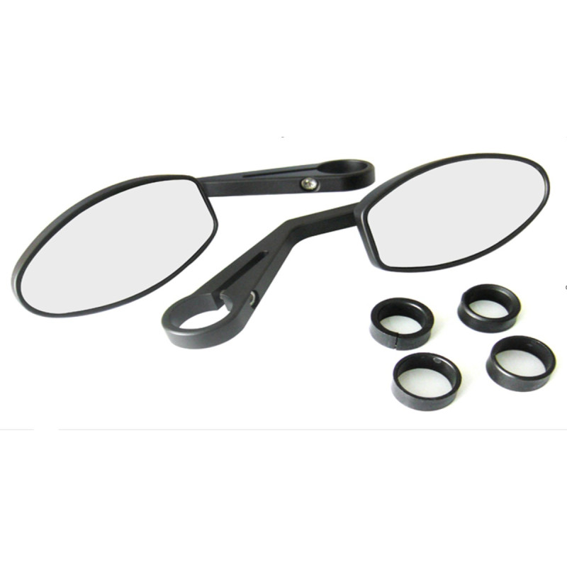 Hyper Bar End Mirrorpair Black