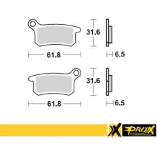 Prox Front Brake Pad KTM65SX '02-23 + KTM85SX '03-11