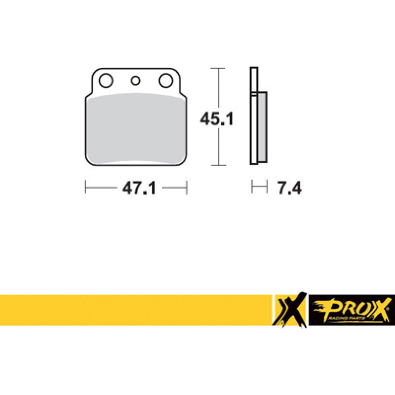 Prox Rear Brake Pad LT-Z400 '03-13 + LT-R450 '06-11 + KFX400