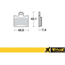 Prox Rear Brake Pad KTM85SX '11-20 + Freeride 350 '12-17