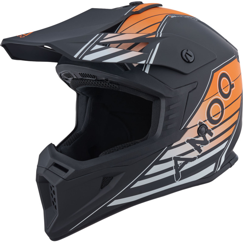 Amoq Meteor V2 Helmet Axis Black/orange