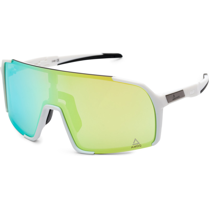 Amoq Asteroid Sunglasses White - Yellow Mirror