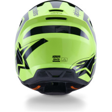 Alpinestars Helmet S-M3 Heat Fluo Yellow/Black