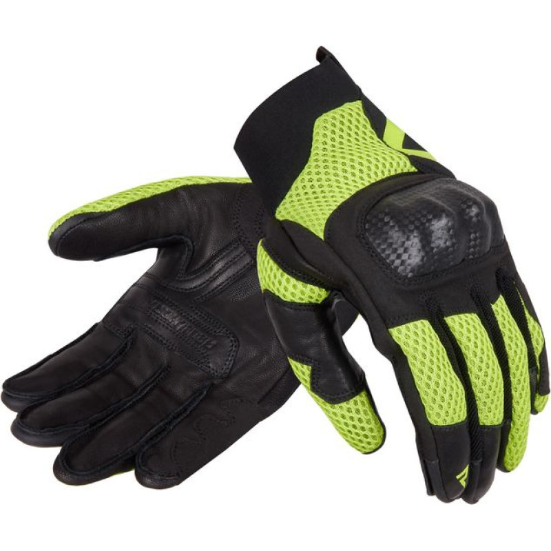 Rebelhorn GAP 3 BLACK FLUO YELLOW MOTORCYCLE GLOVES