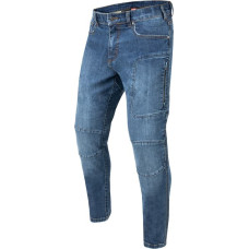 Rebelhorn RAGE 2 WASHED BLUE MOTORCYCLE JEANS TAPERED FIT