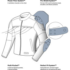 Rebelhorn HUNTER 2 BLACK LEATHER MOTORCYCLE JACKET