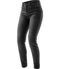 Rebelhorn BRONCO WOMEN WASHED BLACK MOTORCYCLE JEANS 24/30