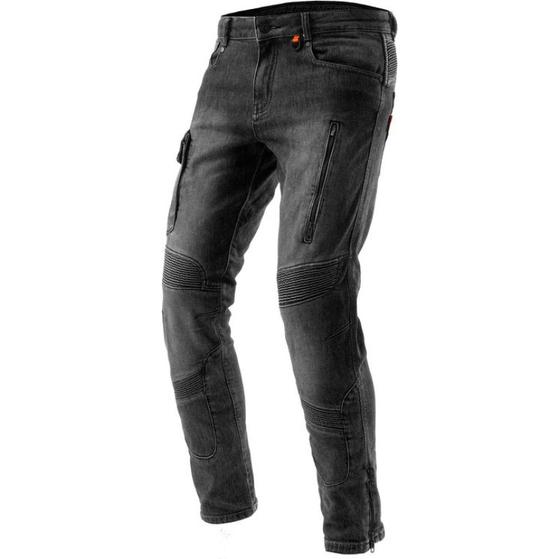 Rebelhorn VANDAL WASHED BLACK MOTORCYCLE JEANS MONOLAYER