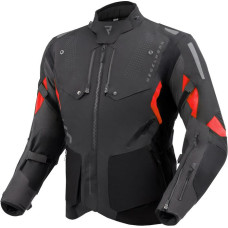 Rebelhorn HIKER 4 BLACK DARK GREY RED TEXTILE MOTORCYCLE JACKET