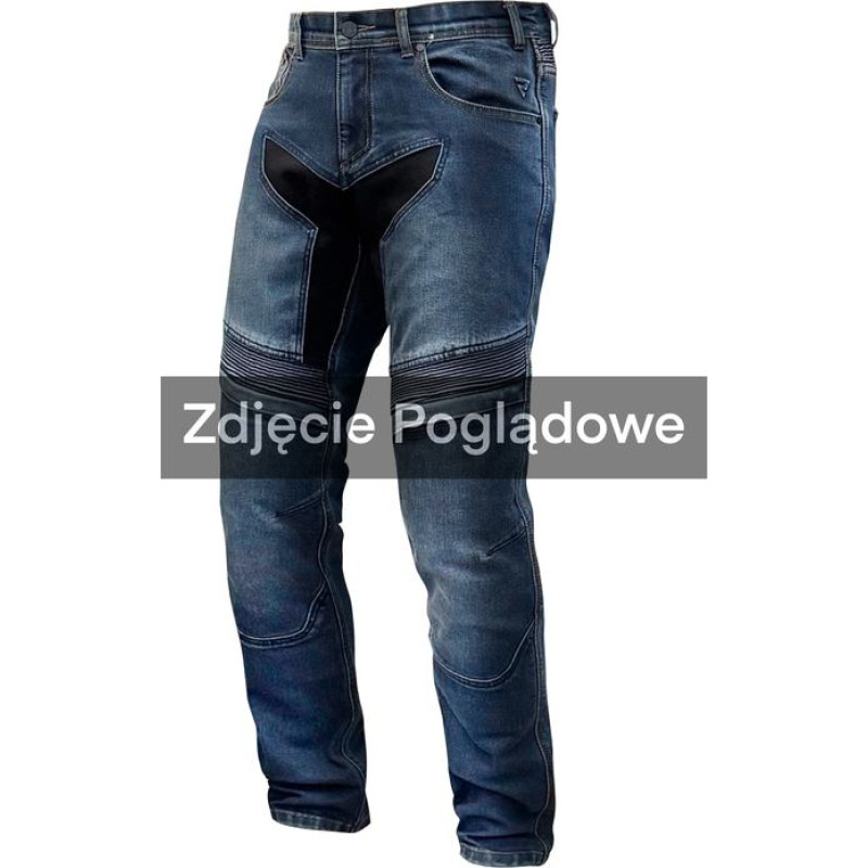 Rebelhorn EAGLE 4 WASHED BLUE MOTORCYCLE JEANS SLIM FIT