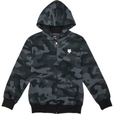 FOX Yth Fox Head Camo Flc Zip Black Camo