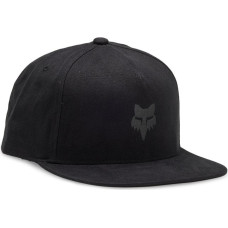 FOX Head Snapback Hat Black/Charcoal