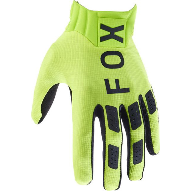 FOX FLEXAIR FLUORESCENT YELLOW GLOVES