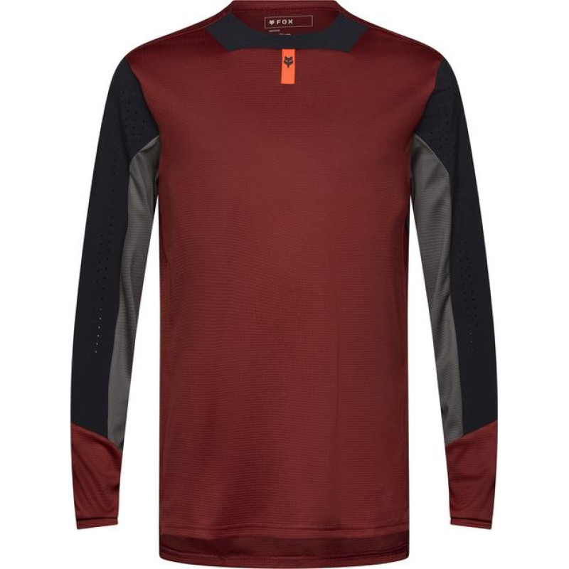 FOX SHIRT LONG SLEEVE CYCLING FOX DEFEND RUST