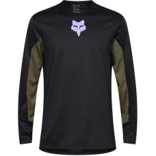 FOX BICYCLE SHIRT LONG-SLEEVED FOX JUNIOR DEFEND PARK BLACK