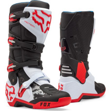 FOX MOTION SHOES WHITE/FLUO RED