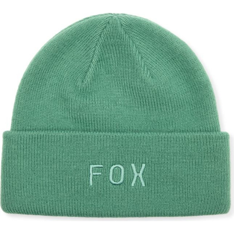 FOX WORDMARK BEANIE WINTER HAT PINE